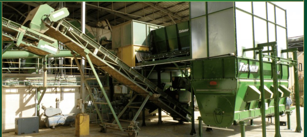 Feedstock handling and processing equipment inside a Bio-CNG plant
